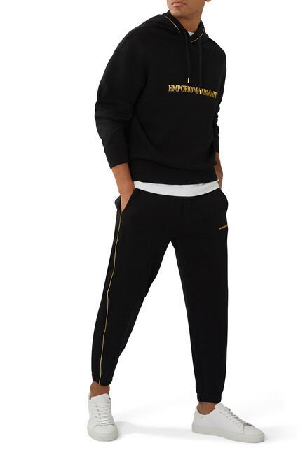 Double-Jersey Hooded Sweatshirt